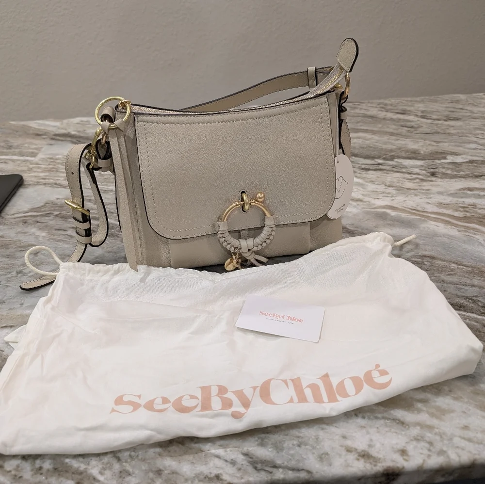 See By Chloe Cream Leather Bag - Picture 12 of 13